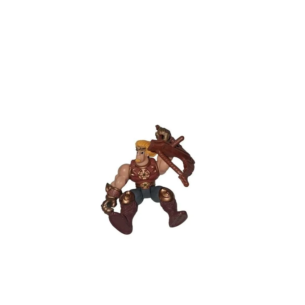 Vintage Warrior Action Figure with Movable Arms & Iconic Attire‎